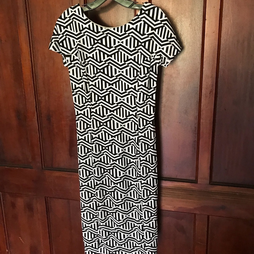 Black and White Dress